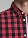 JACK & JONES Jjegingham Shirt L/s Camisa, Multicolor (Brick Red Checks:Mixed Black),...