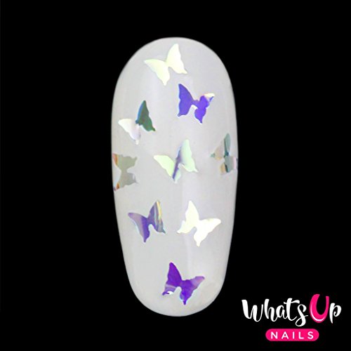 What Up Nails â Butterfly Glitter