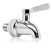 YL Stainless Steel Beverage Dispenser Replacement Spigot,Stainless Steel Polished Finished, Water Dispenser Replacement Faucet (12mm diameter)