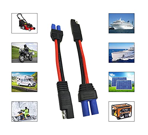 Connettore Ec5 10awg Cavo Adattatore EC5 A SAE 10AWG Per Batterie E Pannelli Solari 974512