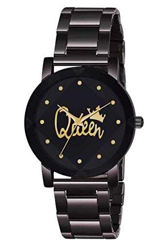 KIARVI GALLERY Casual Analogue Womens Watch(Black Dial Black Colored Strap)-KG-A036 (B08LHGK4XH) Amazon Price History, Amazon Price Tracker