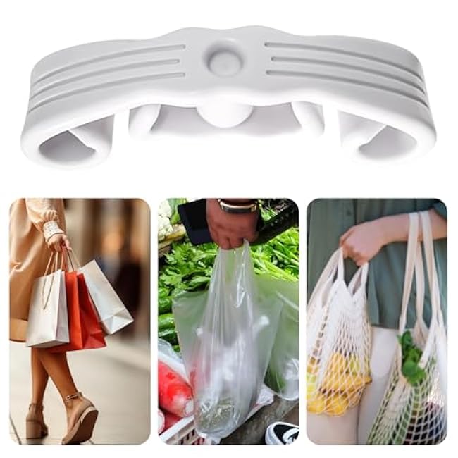 Grocery Bag Carrier | Ergonomic Bag Carrier - Comfortable Grip Hanger for Shopping Event Farmers Markets Picnic Parking Lot Bulk Item Transport Daily Errands Walking