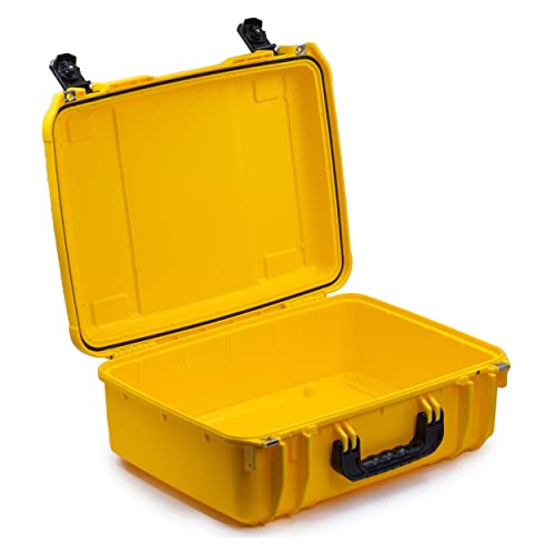 Seahorse 720 Heavy Duty Protective Dry Box Case Without Foam - TSA Approved/Mil Spec / IP67 Waterproof/USA Made for Cameras, Firearms, Motorcycles, Laptops, Consoles, VR, Drones