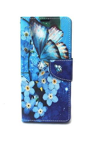 Image of Sharp Icon flip Cover for Oneplus 11R 5G Designer Fancy Printed Wallet flip case Cover - Blue Butterfly
