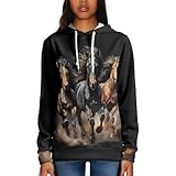 Sweat à capuche imprimé en 3D : imprimé avec des motifs 3D colorés et uniques : sweat à capuche chat taco, sweat à capuche galaxie, sweat à capuche tie-dye, sweat à capuche lion, sweat à capuche années 80 et 90, sweat à capuche loup, pull à capuche de Noël moche. Notre sweat à capuche graphique à technologie numérique est lumineux et ne se décolore pas, ce qui vous rend spécial et cool.