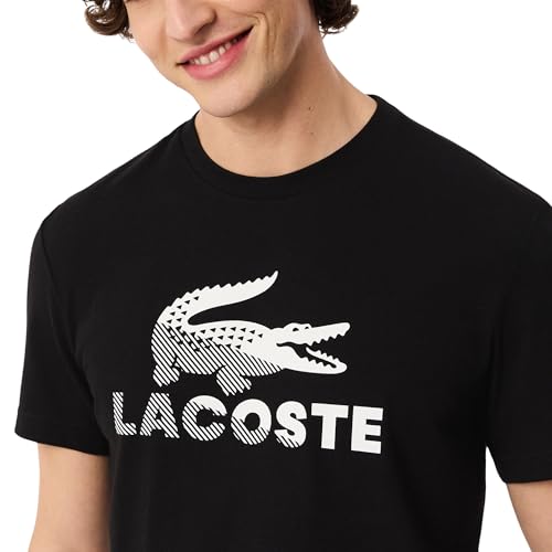Image of Lacoste Men's Regular Fit Graphic Jersey Blend T-Shirt