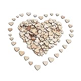 【Größe & Gesamtmenge】600 Stück Mini Holzherzen Verzierungen. 4 Größen: 6 mm, 8 mm, 10 mm, 12 mm. Die Größe der Holzherzen ist klein, bitte bedenken Sie dies vor dem Kauf. （Die Anzahl in jeder Größe ist zufällig.）