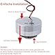 1 Stücke 50 MM 2 Zoll Alle Frequenz Resonanz Lautsprecher Vibration Runde Starke Bass Vibration Lautsprecher 360 ° FrequenzüBertragung Sound (4 Ω 25 w)