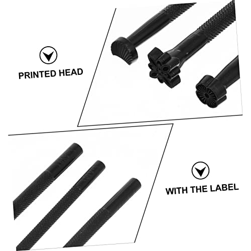 SHINEOFI 20 Unidades ferramentas de couro ferramentas de estampagem de couro ferramentas de costura