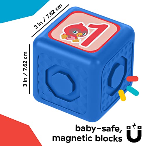 Image of Baby Einstein Connectables 11 Piece Set STEAM Learning Magnetic Blocks Baby 6 Months+ Toddler Montessori Toys for 1 2 3 4 5 Year Old (Pack of 2)