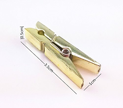 Yueton 50Pcs Mini Plastic Clothespins Clip thumb #1