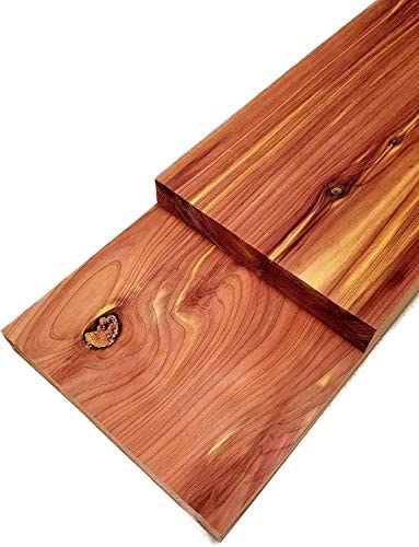 Barrington Hardwoods Eastern Red Cedar Lumber - 3/4' x 6' (2 Pieces) (3/4' x 6' x 12')