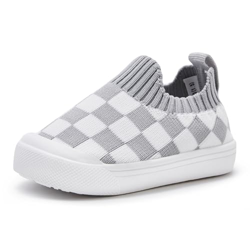 Bmcitybm Baby Walking Shoes First Boy Girl Walker Infant Sock Tennis Mesh Sneakers Breathable 6 9 12 18 24 Months Grey Size 12-18 Months Infant cover