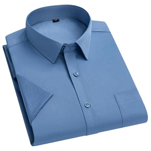 Chemise d'été respirante à manches courtes pour homme en lin léger