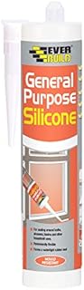 Everbuild General Purpose Silicone Sealant, White, 280 ml