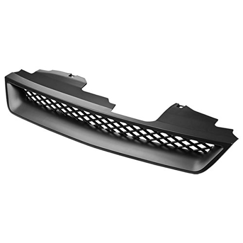 Compatible with Honda Accord Type-R Style ABS Plastic Mesh Front Upper Grille (Black) - 5th Gen CD3-CD7
