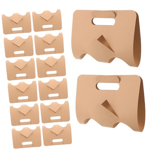 PRETYZOOM 50pcs Milk Tea Stand Cup Holder Holders Coffee Holder Coffee Cup Beverages Coffee Drinks Takeout Beverage Carrier Cup Carrier Takeout Cup Tray Takeout Cup Holders Paper