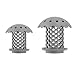 NFACE Grilles Receveur de Cheveux Baignoire Évier Bain Protecteur de Drain Crépine Piège Bloquant Bouchon Bouchon De Douche Filtre Gris