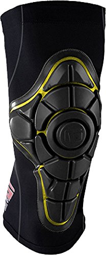G Form Knee Pad Medium Black Yellow Skate Pads