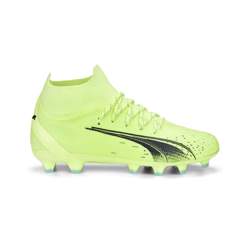 PUMA - Juniors Ultra Pro Fg/Ag Shoes, Size: 1 M US Little Kid, Color: Fizzy Light/Parisian Night/Blue Glimmer