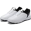 WBF Heren Golfschoenen, Anti-Skid Ademend Golfschoenen Outdoor Sneakers Lichtgewicht Waterdichte Spikeless Golfschoen…