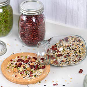 Vtopmart Regular Mouth Glass Mason Jars 16 Oz, 12 Pack Glass Canning Jars With Metal Airtight Lids And Bands, For Meal Prep, Food Storage, Canning, Preserving, Drinking, Overnight Oats, Diy Projects #TOP7