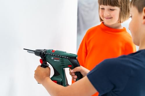 Theo Klein 8450 Bosch Schlagbohrmaschine I Schlagbohrer mit Rechts- und Linkslauf und auswechselbaren Aufsätzen I Maße: 29 cm x 15 cm x 4 cm I Spielzeug für Kinder ab 3 Jahren
