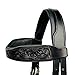 Kayfcrafts Oiled Leather Horse Side Pull Bitless Bridle Full Leather Reins (Black, Full)