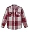 COOFANDY Mens Flannel Shirt Regular Fit Checkered Shirts Lightweight Overshirt with Pockets