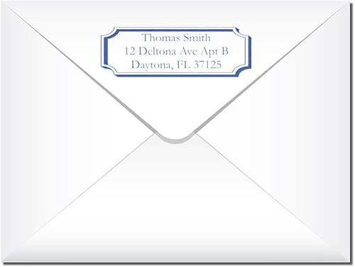 Miniatura 4 de Sello de dirección de placa autoentintado, sello de dirección de devolución personal personalizado, gran regalo de graduación, estampado de prensa e