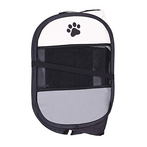 Mile High Life | Foldable Dog Playpen | Portable Dog Crate W Removable Shade Cover | Dog Kennel Indoor/Outdoor W Carry Case | Pen Tent For Dog/Cat/Rabbit(Gray, Small (29"X29"*17")) #TOP5