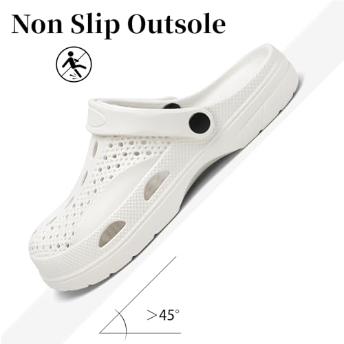 Image of SOSOWHLTE Men's Women's Arch Support Clogs,Unisex Garden Shoes Comfortable Slip-on Outdoor Sandals Slippers for Beach Casual