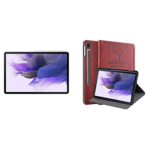 Image of Samsung Galaxy Tab S7 FE 31.5 cm (12.4 inch) Large Display, S-Pen in Box, Slim Metal Body, Dolby Atmos Sound, RAM 4 GB, ROM 64 GB Expandable, Wi-Fi Tablet, Mystic Silver + Cover