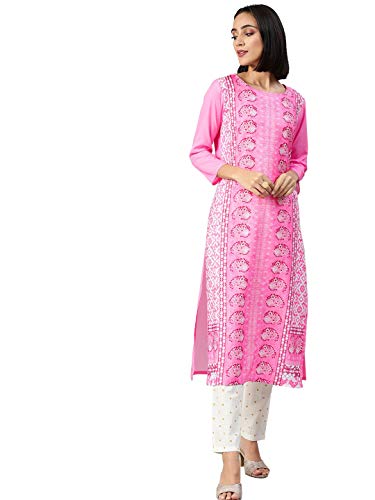 Image of Vaamsi Women's Crepe Regular Kurta