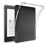 Clear Case for Kindle Paperwhite 4 (2018 Release) 10th Generation 6.0' Tablet, Transparent Soft TPU Cover, Shockproof Silicone Slim Anti-Scratch Shell (Clear)