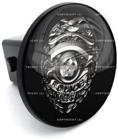 2" Tow Hitch Receiver Plug Cover Insert for SUV & Truck US Silver Badge Style-9856-6843