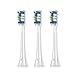 Proscenic Electric Toothbrush Replacement Heads Brushes, 3 Pack of Brush Heads(White)