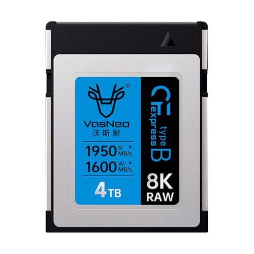 VosNeo 4TB CFexpress Type B [J[h Ǎ1950MB/s 1600MB/s 8K RAWΉ, v̎ʐ^BerfIBe Nikon/Canon/PanasonicΉ