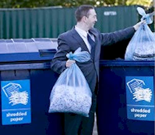 Bsbvalue Shredder Bags, Use For Small Shredders, This Commercial Size Bag Is Called A 10 Gallon Size Bag It Has A 47.5 Inch Circumference, It Fits Most 6 To 7 Gallon Size Shredders, 1 Roll Of 100 Bags #TOP4