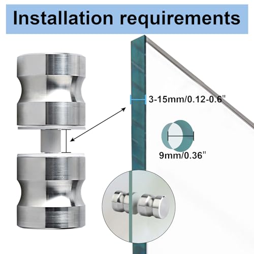 Sliding Shower Door Handle Replacement for Glass Doors