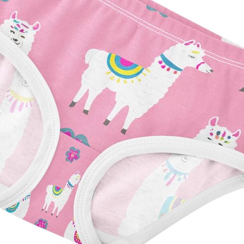Llamas Alpaca Pink Toddler Girls's Underwear 2T 202c13274