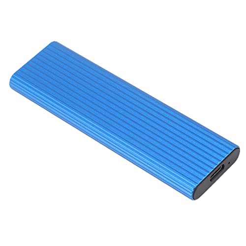 Caja externa M.2 SSD Adaptador USB C 3.1 de aluminio azul miniatura 4