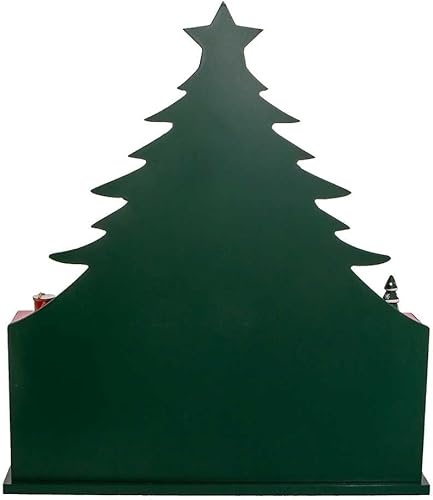 Miniatura 4 de Calendario de Adviento LED de árbol de Navidad con pilas de 13.5 pulgadas