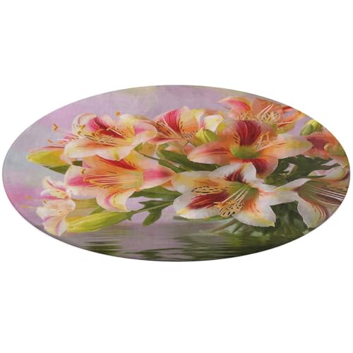 Alfombra de Alstroemeria para sala de estar que transforma tu decoración 2