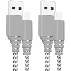 Cargador Tipo C Samsung Original A21S Cable Usb C Carga Rapida,Cable Cargador Tipo C 1M+2M para Samsung A52 A52S A53 A72 A14 A54 5G/A51 A71 A32 A12 A13 A02S A03S A41 A31 A21S A20E,Galaxy S20 S21 S22 Plus FE,Nylon Trenzado,USB A TO USB C