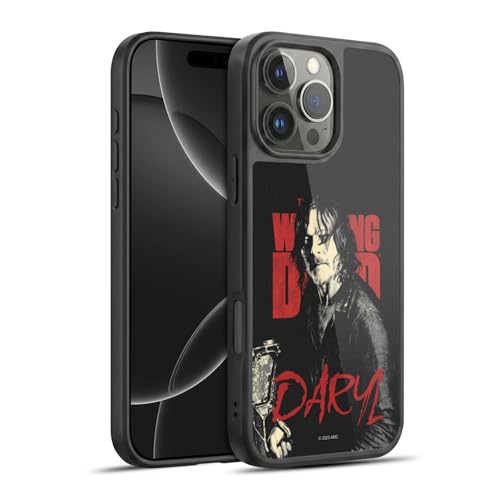 Coque iPhone 16 Pro Max TWD Daryl Head Case Designs en gel renforcé antichoc