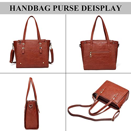Tote-Bag-for-WomenVASCHY-Faux-Leather-Top-Handle-Triple-Compartment-Satchel-Work-Handbag-Purse-for-Ladies-with-Little-Pouch