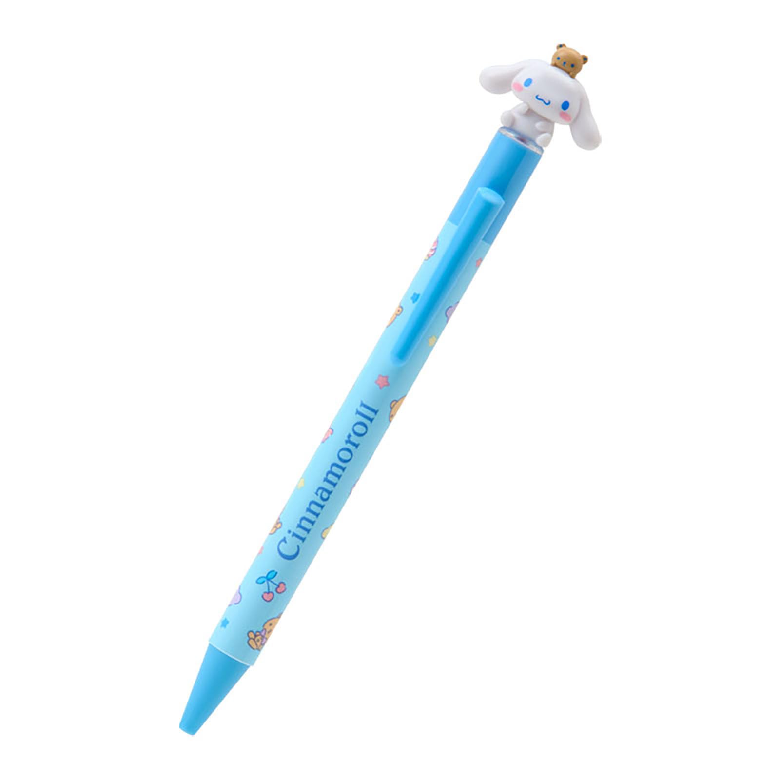 Sanrio 926701 Ballpoint Pen with Mascot, Cinnamoroll, ABS Resin, Ink Color: Black : Office Products