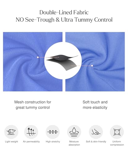 Image of Popilush Shapewear Bodysuits for Women Tummy Control Body Suits Corset Tops