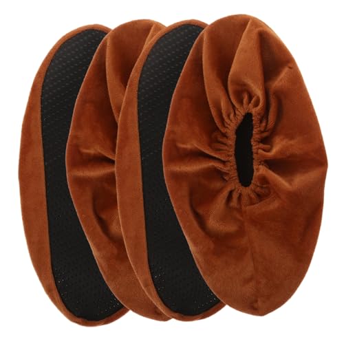 HANABASS Bowling Shoe Covers Men Non-Slip Overshoes Washable Reusable Indoor Protection for Bowling Shoes